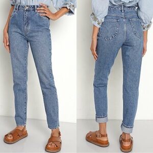 Rolla’s High Rise Relaxed Dusters Preppy Boho Coastal Fisherman Jeans 28